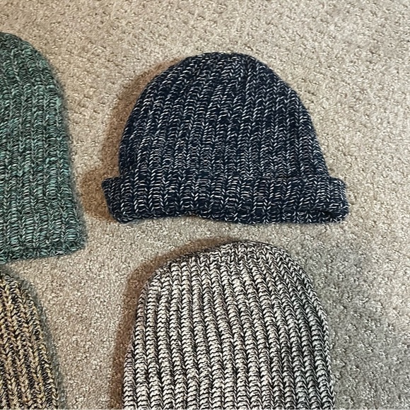 Love Your Melon Beanie Knit Hat Speckled Cream Black Gold Blue Patch Logo Lot 4x main image 7